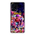 Дизайнерский силиконовый чехол для XIaomi Poco F5 Roblox Роблокс