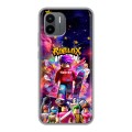 Дизайнерский силиконовый чехол для Xiaomi Redmi A2 Roblox Роблокс