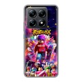 Дизайнерский силиконовый чехол для Xiaomi 14T Pro Roblox Роблокс