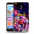 Дизайнерский пластиковый чехол для Nokia Lumia 1320 Roblox Роблокс