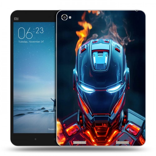 Дизайнерский силиконовый чехол для Xiaomi Mi Pad 2 IronMan Железный человек