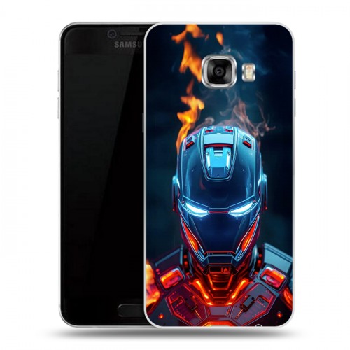 Дизайнерский пластиковый чехол для Samsung Galaxy C5 IronMan Железный человек