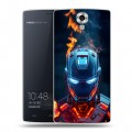 Дизайнерский силиконовый чехол для Homtom HT7 IronMan Железный человек