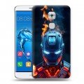 Дизайнерский пластиковый чехол для Huawei Nova Plus IronMan Железный человек