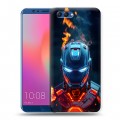 Дизайнерский пластиковый чехол для Huawei Honor View 10 IronMan Железный человек
