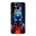 Дизайнерский силиконовый чехол для Samsung Galaxy S9 IronMan Железный человек