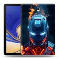 Дизайнерский силиконовый чехол для Samsung Galaxy Tab S4 IronMan Железный человек