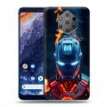 Дизайнерский пластиковый чехол для Nokia 9 PureView IronMan Железный человек