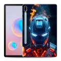 Дизайнерский силиконовый чехол для Samsung Galaxy Tab S6 IronMan Железный человек