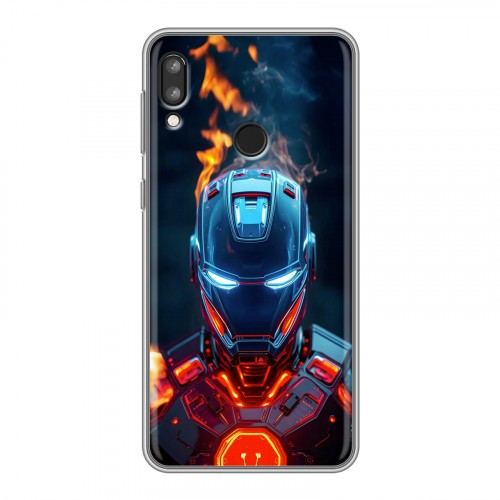 Дизайнерский силиконовый чехол для Lenovo K5 Pro IronMan Железный человек