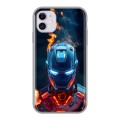 Дизайнерский силиконовый чехол для Iphone 11 IronMan Железный человек