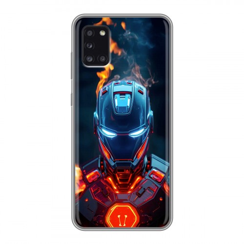 Дизайнерский силиконовый чехол для Samsung Galaxy A31 IronMan Железный человек