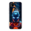 Дизайнерский силиконовый чехол для Xiaomi RedMi 9C IronMan Железный человек