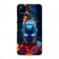 Дизайнерский пластиковый чехол для Google Pixel 4a IronMan Железный человек