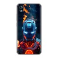 Дизайнерский силиконовый чехол для Vivo Y91C IronMan Железный человек