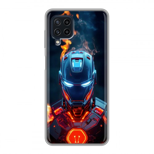 Дизайнерский силиконовый чехол для Samsung Galaxy A22 IronMan Железный человек