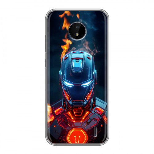 Дизайнерский силиконовый чехол для Nokia C20 IronMan Железный человек