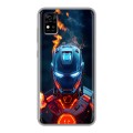 Дизайнерский силиконовый чехол для ZTE Blade A31 IronMan Железный человек