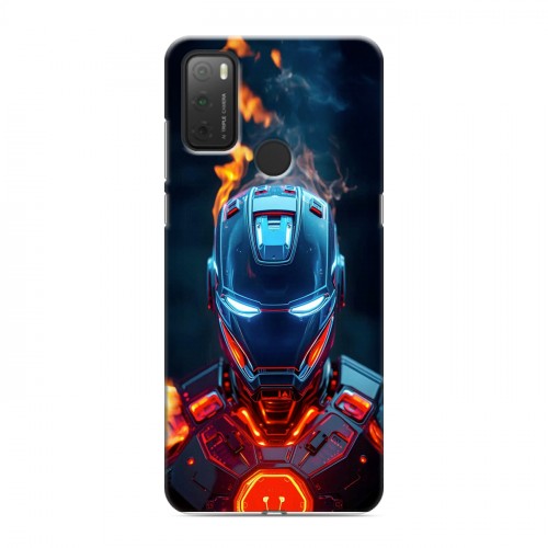 Дизайнерский силиконовый чехол для Alcatel 3L (2021) IronMan Железный человек