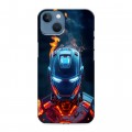 Дизайнерский силиконовый чехол для Iphone 13 IronMan Железный человек
