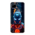 Дизайнерский силиконовый чехол для Realme C21Y IronMan Железный человек
