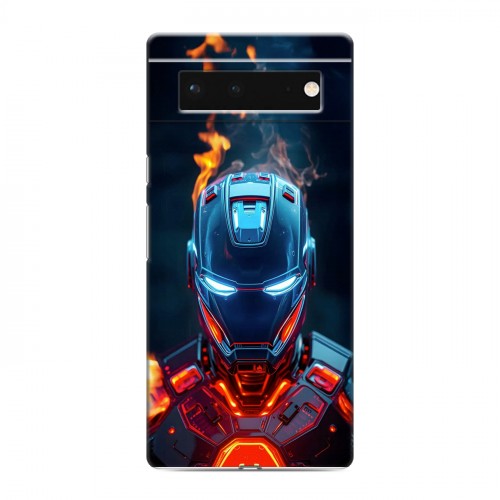 Дизайнерский силиконовый чехол для Google Pixel 6 IronMan Железный человек