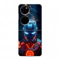 Дизайнерский пластиковый чехол для Huawei P50 Pocket IronMan Железный человек