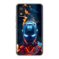 Дизайнерский силиконовый чехол для Itel A17 IronMan Железный человек