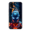 Дизайнерский силиконовый чехол для Itel A48 IronMan Железный человек