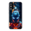 Дизайнерский силиконовый чехол для Itel A27 IronMan Железный человек