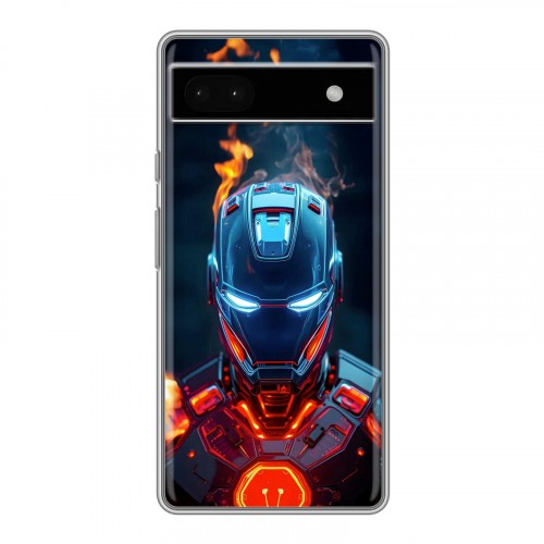 Дизайнерский силиконовый чехол для Google Pixel 6a IronMan Железный человек
