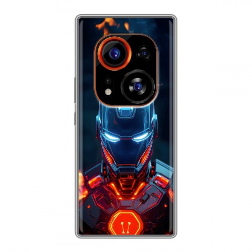 Дизайнерский силиконовый чехол для Tecno Phantom X2 Pro IronMan Железный человек