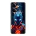 Дизайнерский силиконовый чехол для Tecno Camon 20 IronMan Железный человек