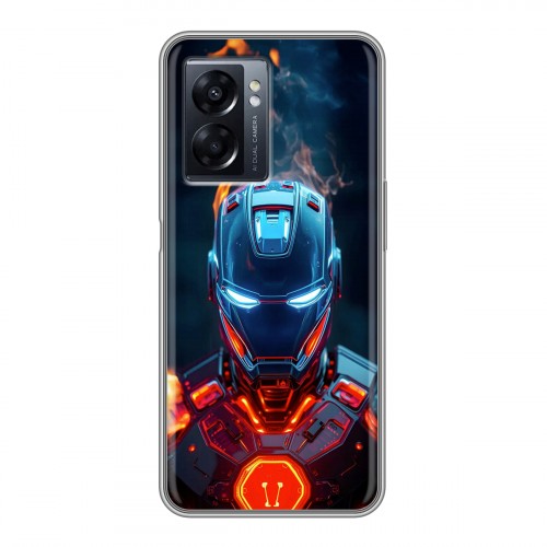 Дизайнерский силиконовый чехол для OPPO A57 5G IronMan Железный человек