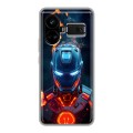 Дизайнерский силиконовый чехол для Realme GT5 IronMan Железный человек