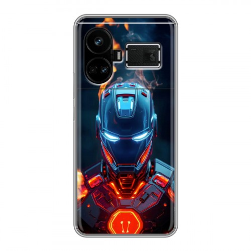 Дизайнерский силиконовый чехол для Realme GT5 IronMan Железный человек