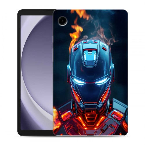 Дизайнерский силиконовый чехол для Samsung Galaxy Tab A9 IronMan Железный человек