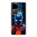 Дизайнерский силиконовый чехол для Vivo V30 Pro IronMan Железный человек