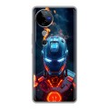 Дизайнерский силиконовый чехол для Vivo V40 5G IronMan Железный человек