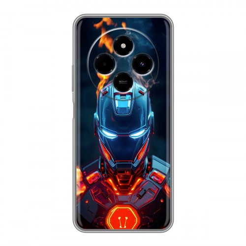 Дизайнерский силиконовый чехол для Xiaomi RedMi 14C IronMan Железный человек