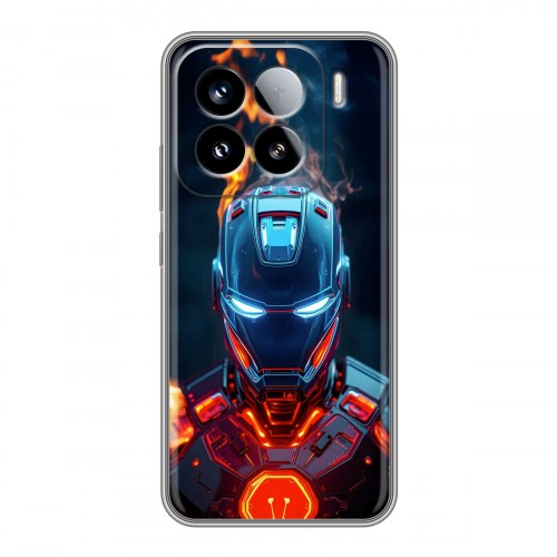 Дизайнерский силиконовый чехол для Xiaomi 15 IronMan Железный человек
