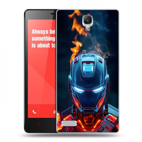 Дизайнерский пластиковый чехол для Xiaomi RedMi Note IronMan Железный человек