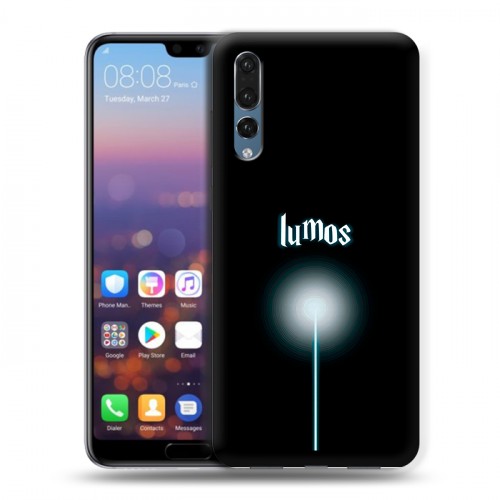 Дизайнерский силиконовый с усиленными углами чехол для Huawei P20 Pro Harry Potter Гарри Поттер