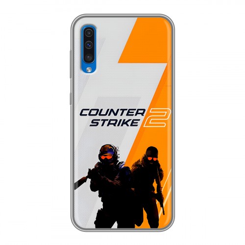 Дизайнерский силиконовый чехол для Samsung Galaxy A50 Counter Strike