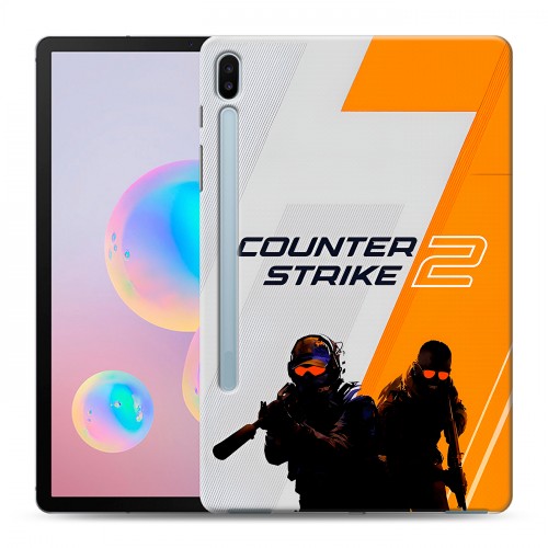 Дизайнерский силиконовый чехол для Samsung Galaxy Tab S6 Counter Strike