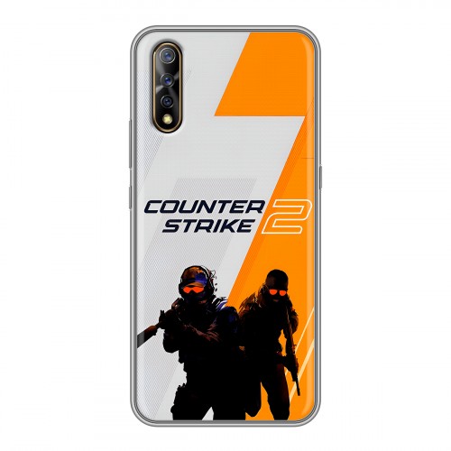 Дизайнерский силиконовый с усиленными углами чехол для Vivo V17 Neo Counter Strike