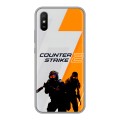 Дизайнерский силиконовый чехол для Xiaomi RedMi 9A Counter Strike