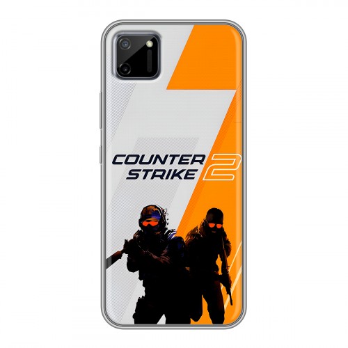 Дизайнерский силиконовый чехол для Realme C11 Counter Strike