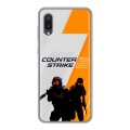 Дизайнерский силиконовый чехол для Samsung Galaxy A02 Counter Strike