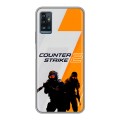 Дизайнерский силиконовый чехол для ZTE Blade A71 Counter Strike